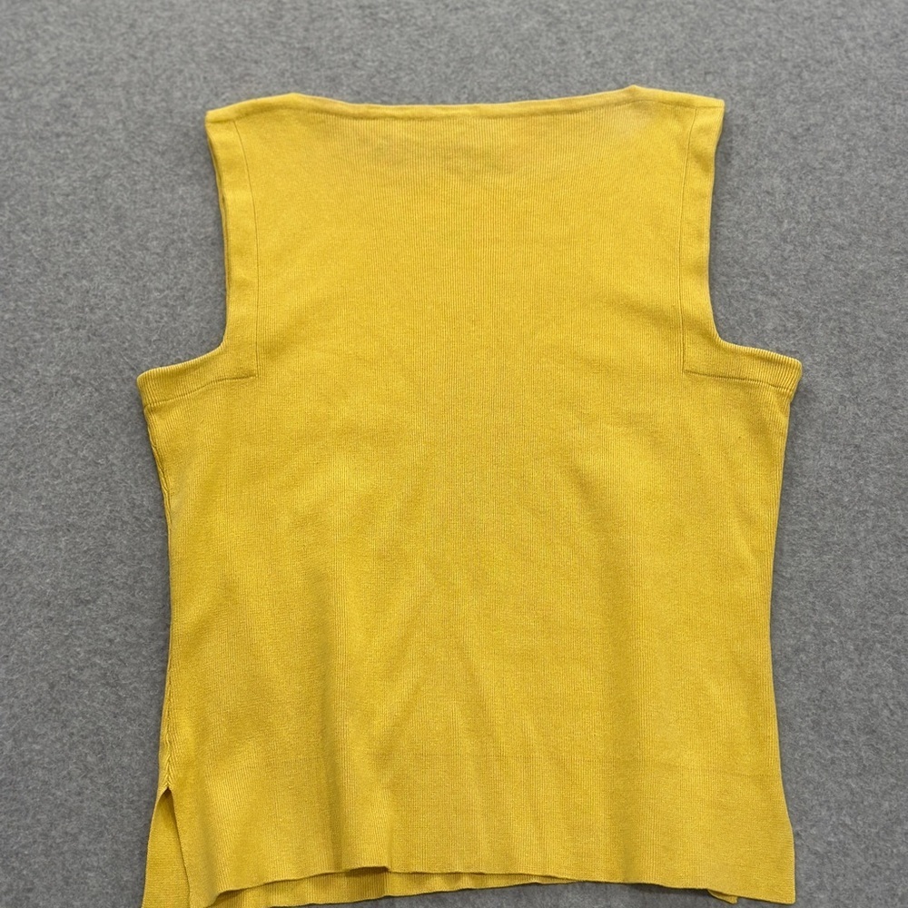 Vintage Yellow Sleeveless Tank Top